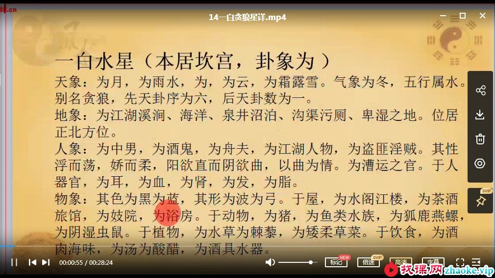 张正熙：玄空风水(初级班)21节视频课程