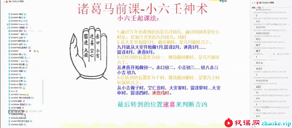 正藩堂 小六壬预测术筑基课9集