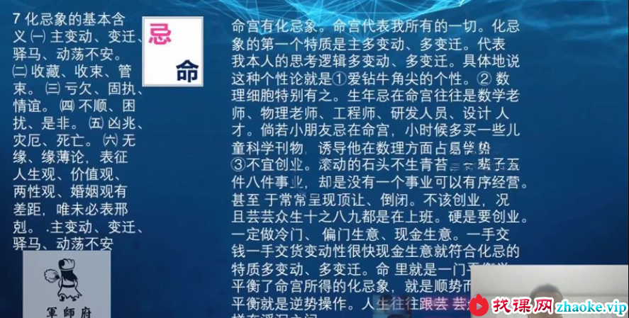 军师府河洛派紫微斗数初中高级班（视频+讲义）