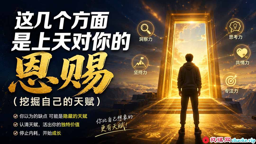 （19964期）付费文章：这几个方面是上天对你的恩赐（挖掘自己的天赋）