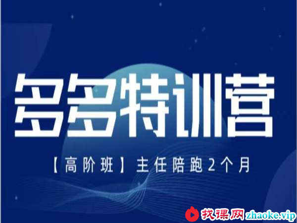 纪主任-多多特训营2026年8月23更新(价值5288元)