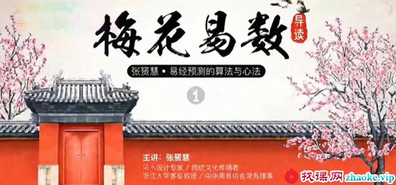 张赟慧 梅花易数导读 9集+文档