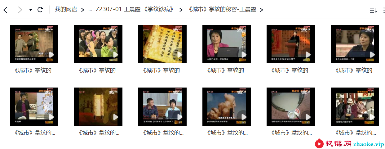 王晨霞《掌纹诊病》