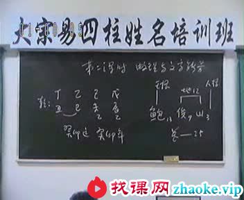 李洪成四柱姓名学录像15集