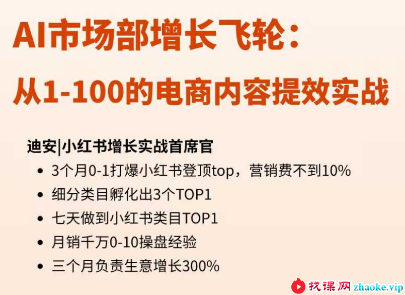 【迪安AI市场部增长飞轮】从1-100的电商内容提效实战26年9月更新(价值1980元)
