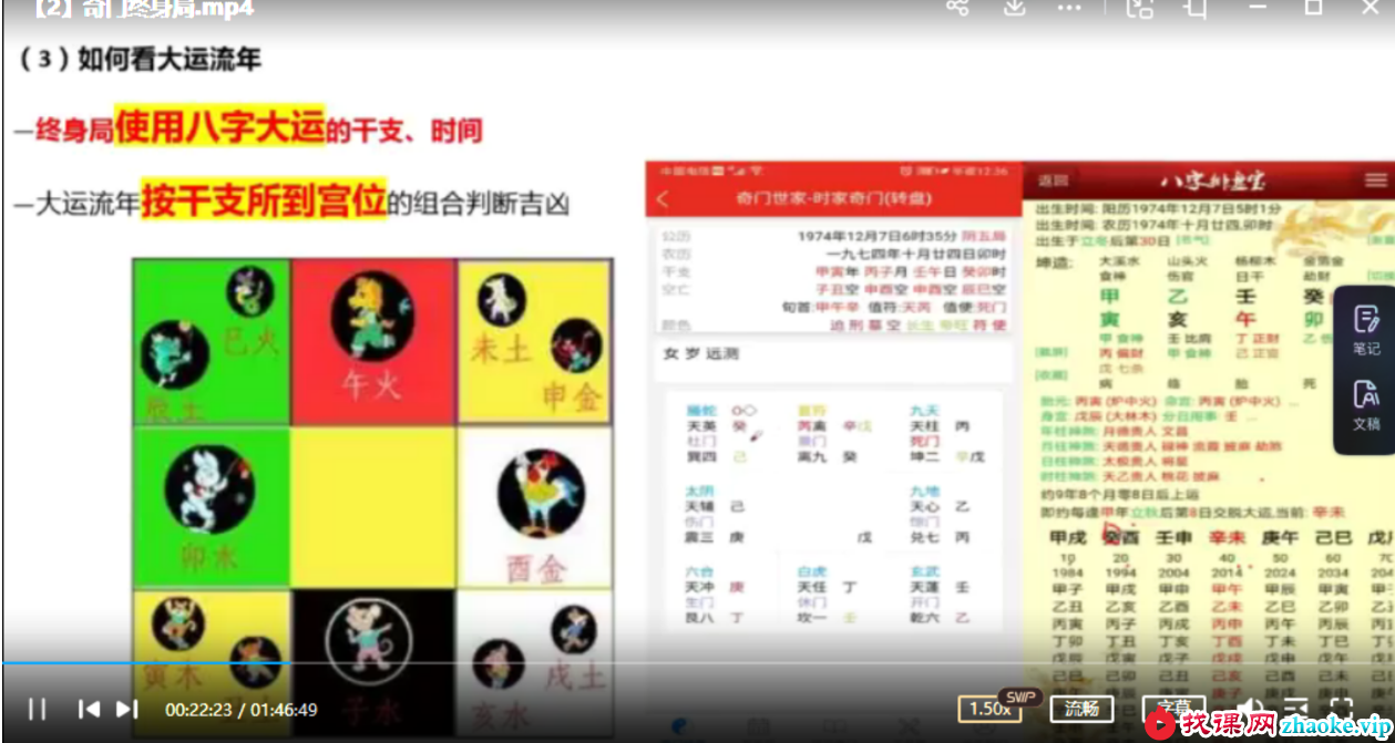 白云道奇门遁甲终身局网络实修班 视频+文档