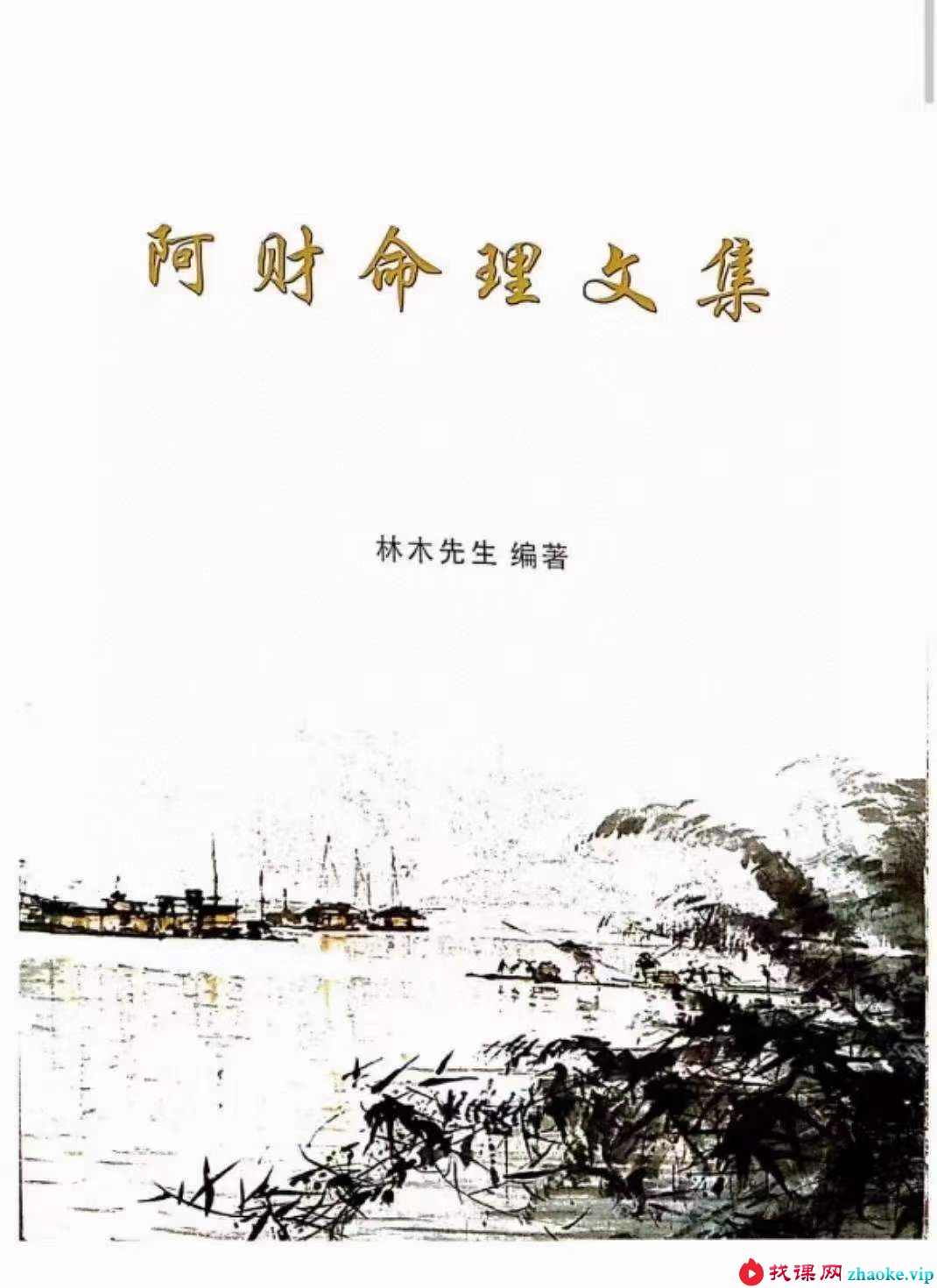阿财八字命理文集404页+阿财玄命三卷电子书545页