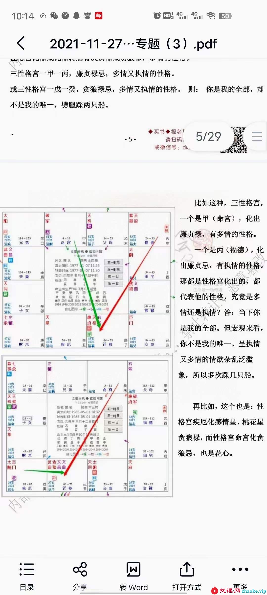 调调飞星紫薇斗数 入门+进阶