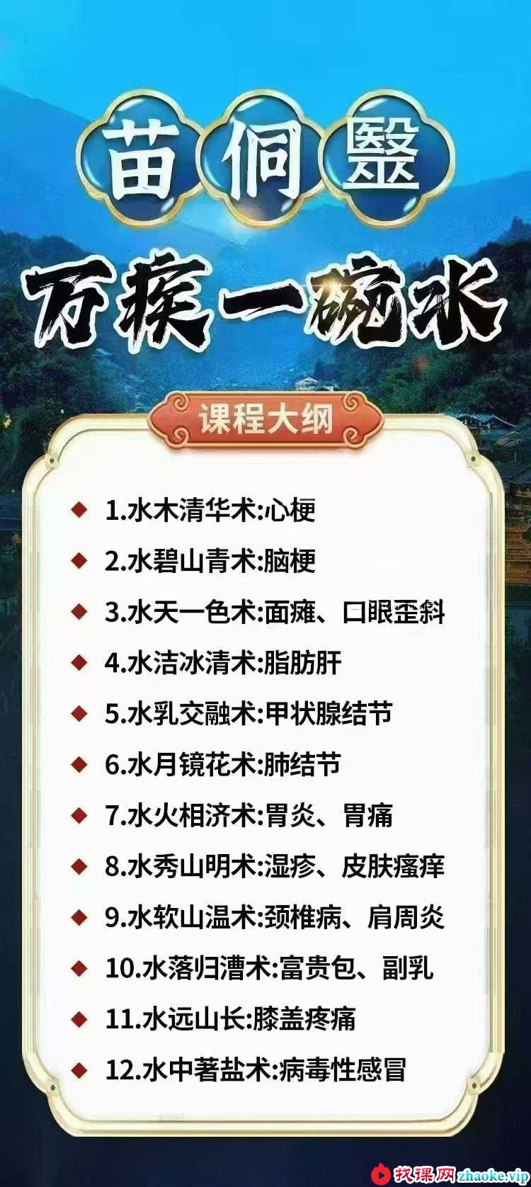 天壹老师苗侗毉 万疾一碗水12集
