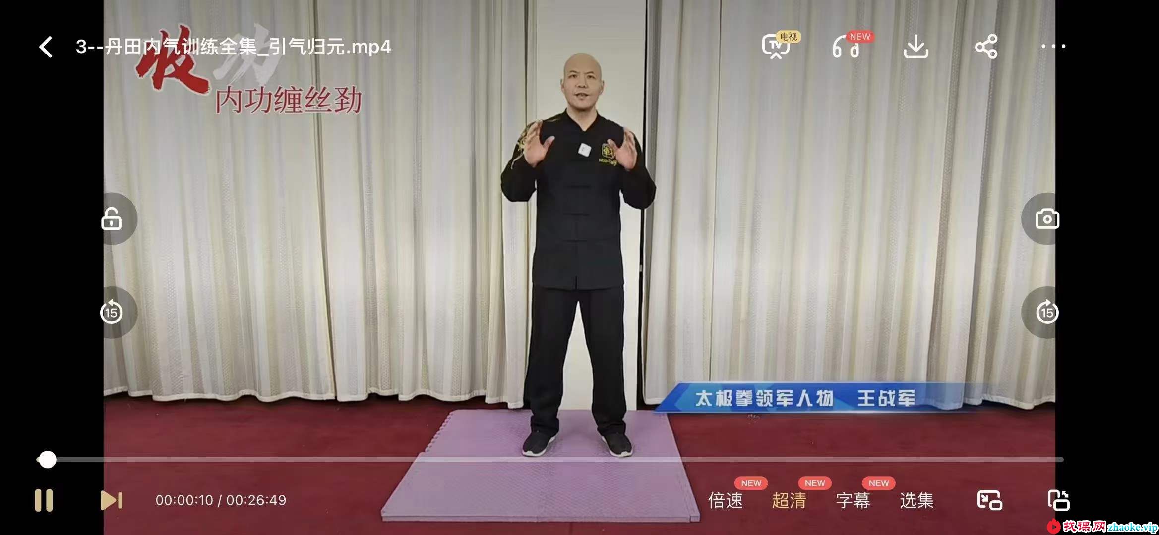 王战军 推手全集 丹田抖弹