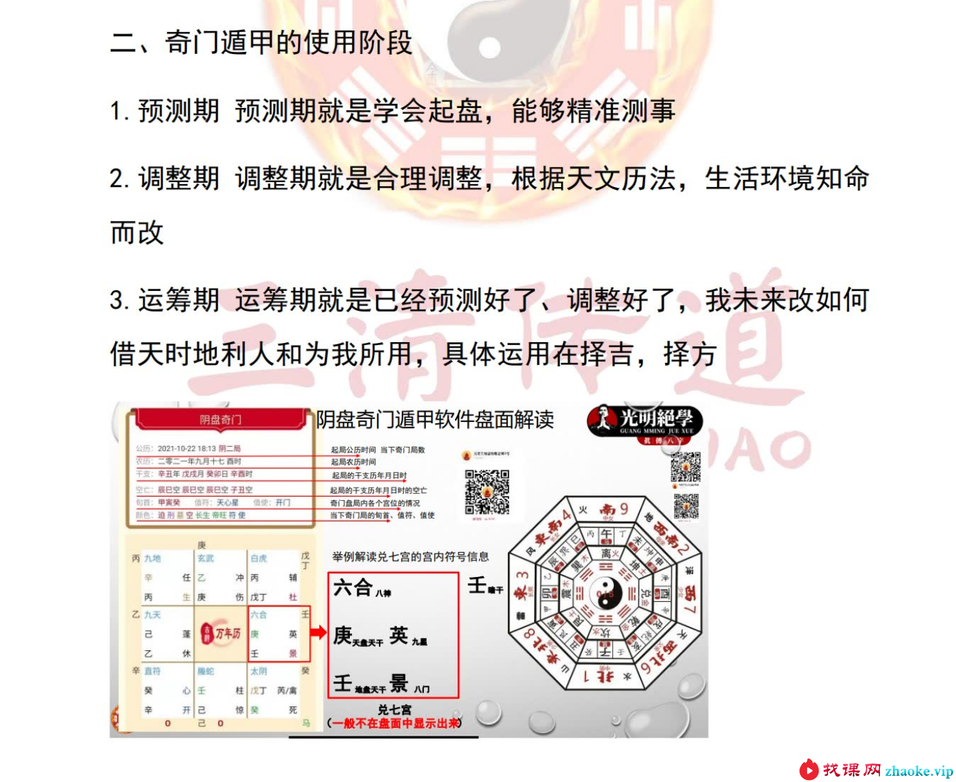 夏光明 程秀安（德祥）《奇门速断秘法解密之格局精准推测及运用》1集视频+文档