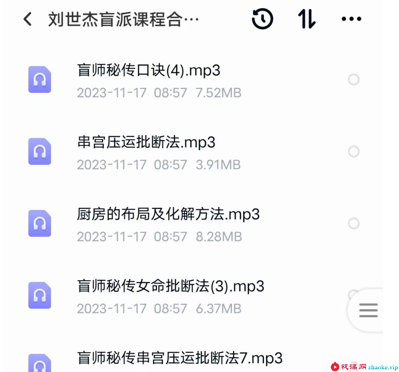 刘世杰盲派课程合集109节