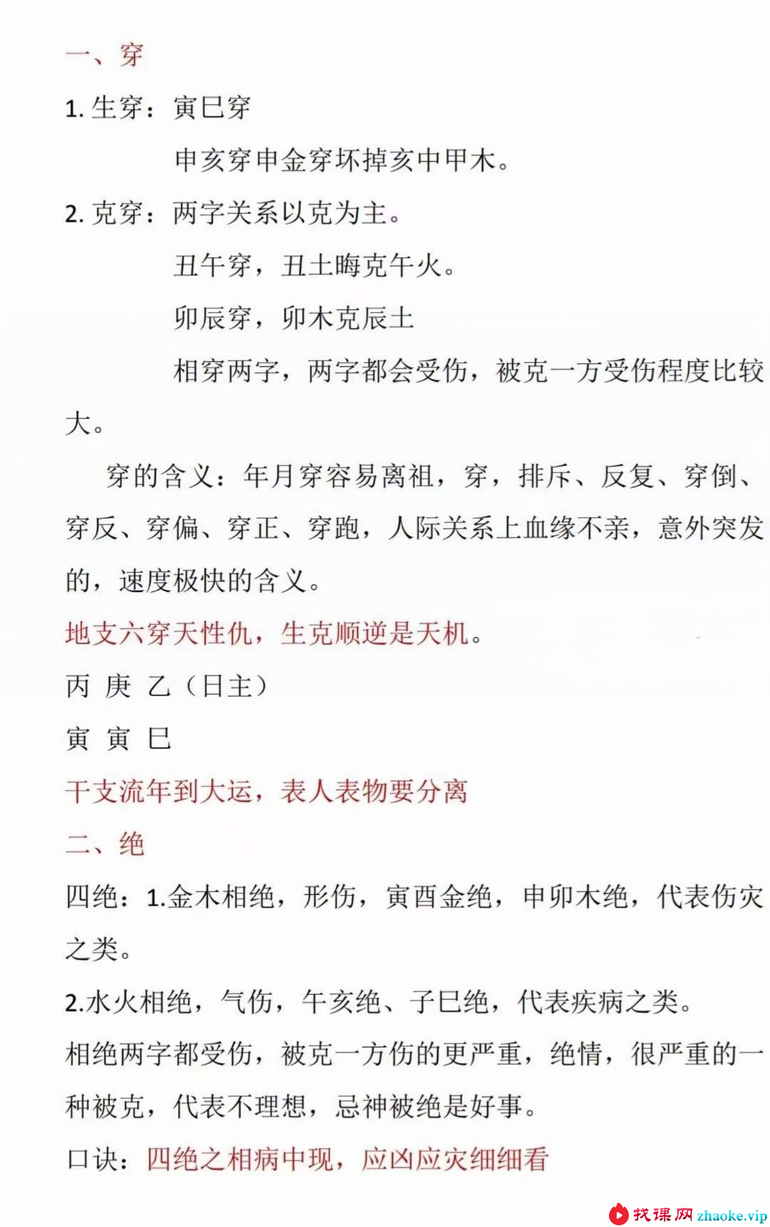 夏光明弟子 马云哲地支与墓库关系2集+课件