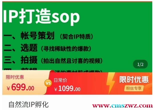瑶瑶·自然流IP孵化，系统掌握IP孵化全流程，也能学到选题，剪辑，账号运营经验