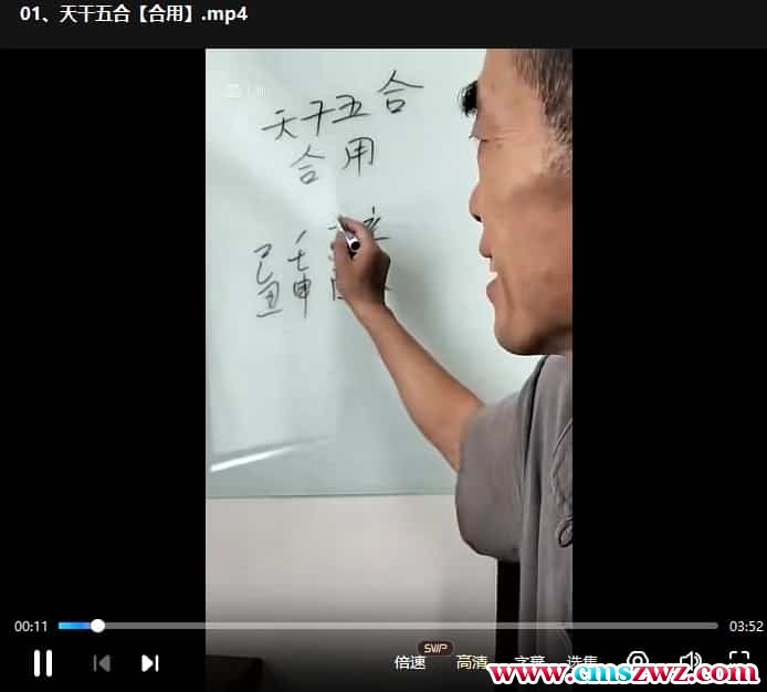 陈朝阳民间八字 课程51集视频，经典课程 陈朝阳最新讲解八字视频 据说属于盲派系列 插图