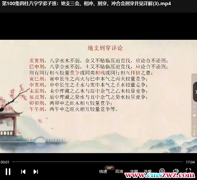 曾氏易学弟子班四柱命理学146集插图