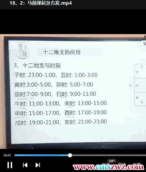 《掐指神推马前课》25集视频课程插图