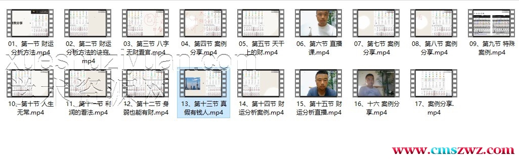 《财运分析专业课》17集 清风新派八字插图