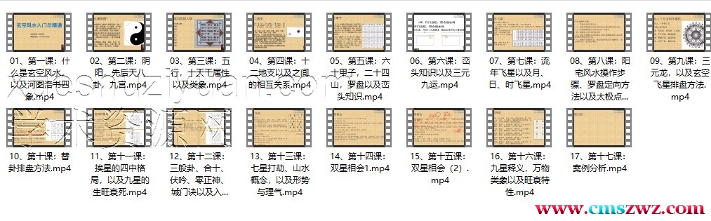 刘师傅《玄空风水高级课程》17集视频插图
