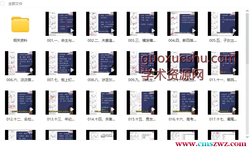 吴明光课程丨2023年求真解盘冲刺班42视频+文档插图