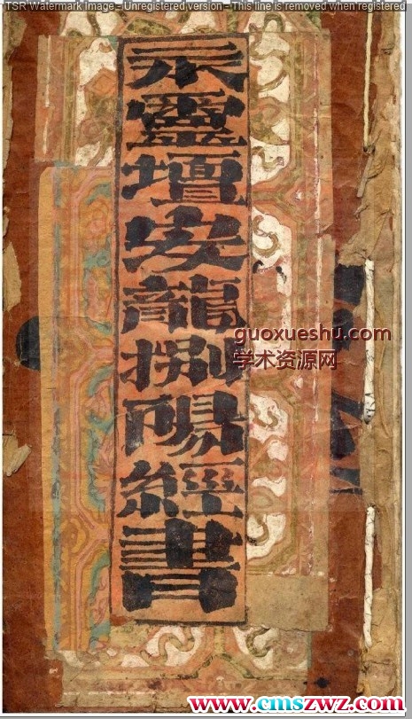 永灵坛法本宗之 永灵坛安龙捌阳经书插图