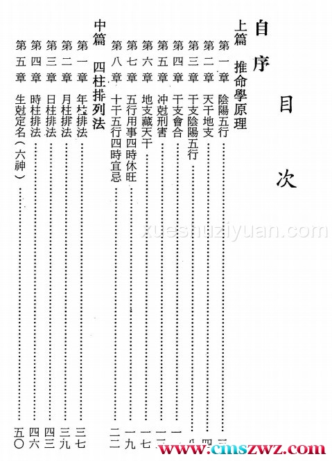 铁笔子著《四柱推命学》226页插图1