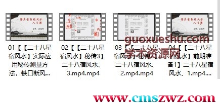 九岳山人上【精品课程】秘传二十八星宿风水插图