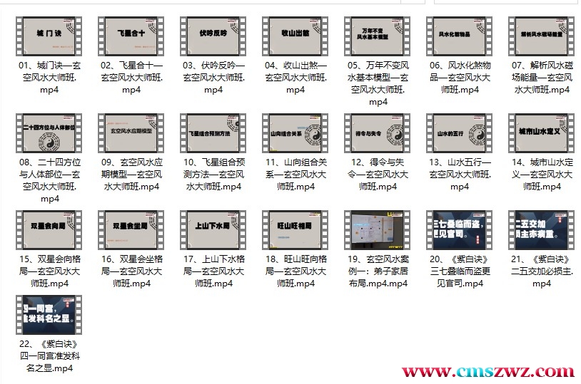 吉容良《玄空风水职业课程》22集插图