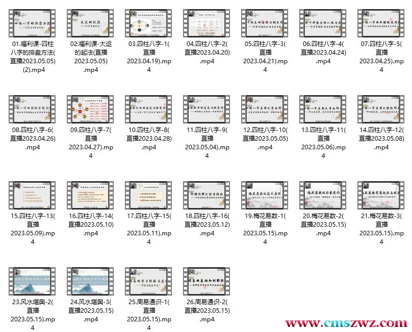 广元先生八字实战进阶课+梅花易数插图