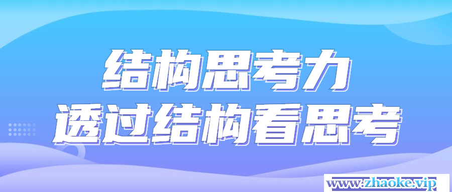 结构思考力透过结构看思考