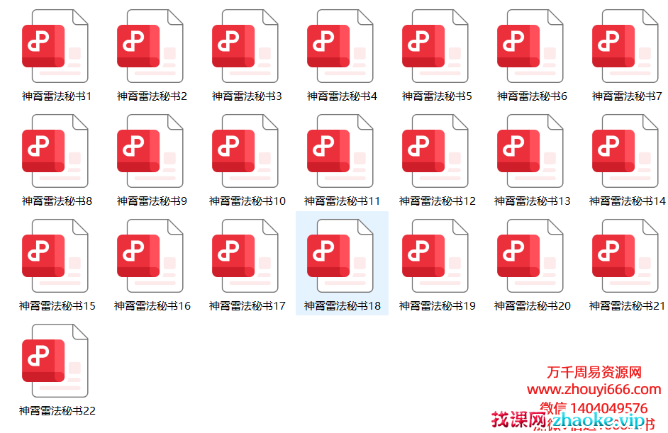 神霄派《神霄雷法秘书》22本合集PDF文档高清完整版