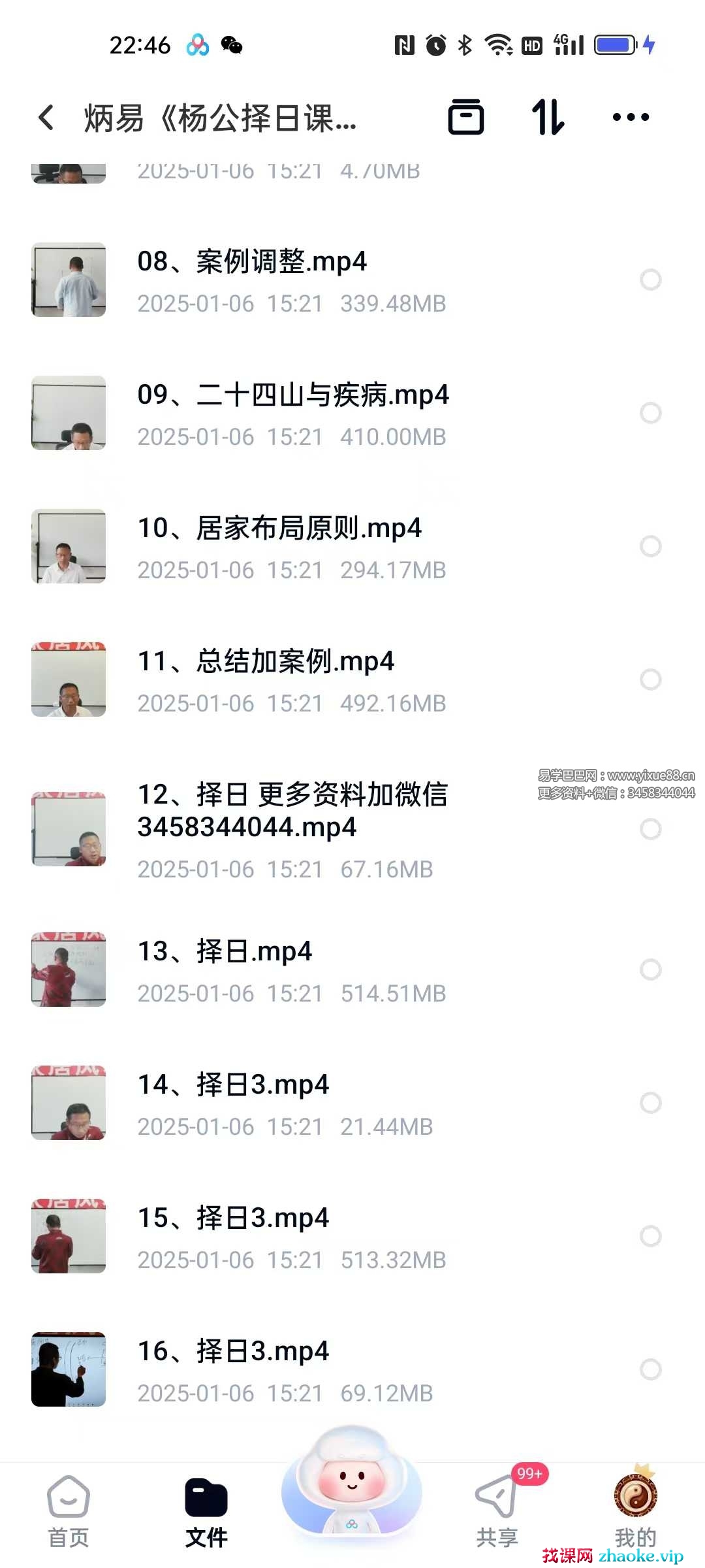 炳易《杨公择日课程》16集