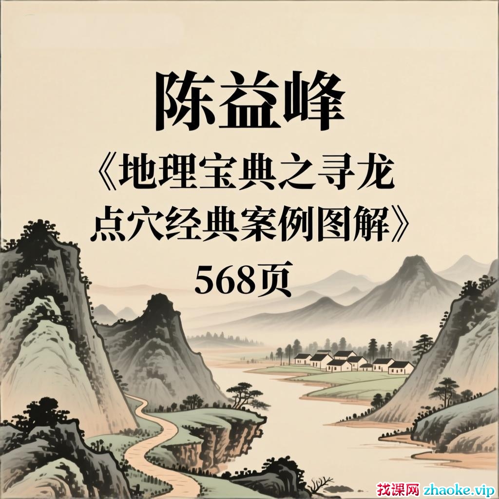 陈益峰《地理宝典之寻龙点穴经典案例图解》568页