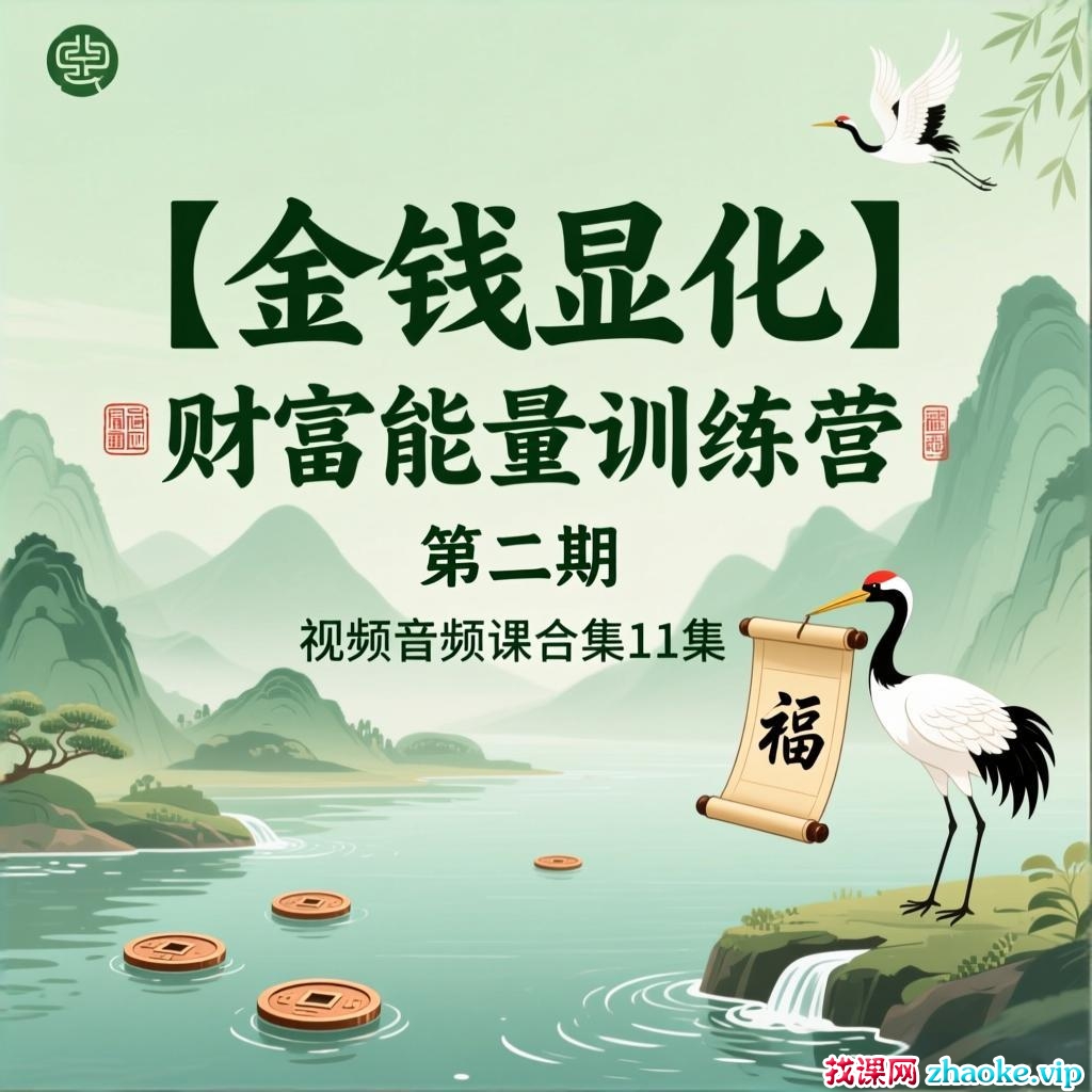 【金钱显化】财富能量训练营 第二期视频音频课合集11集