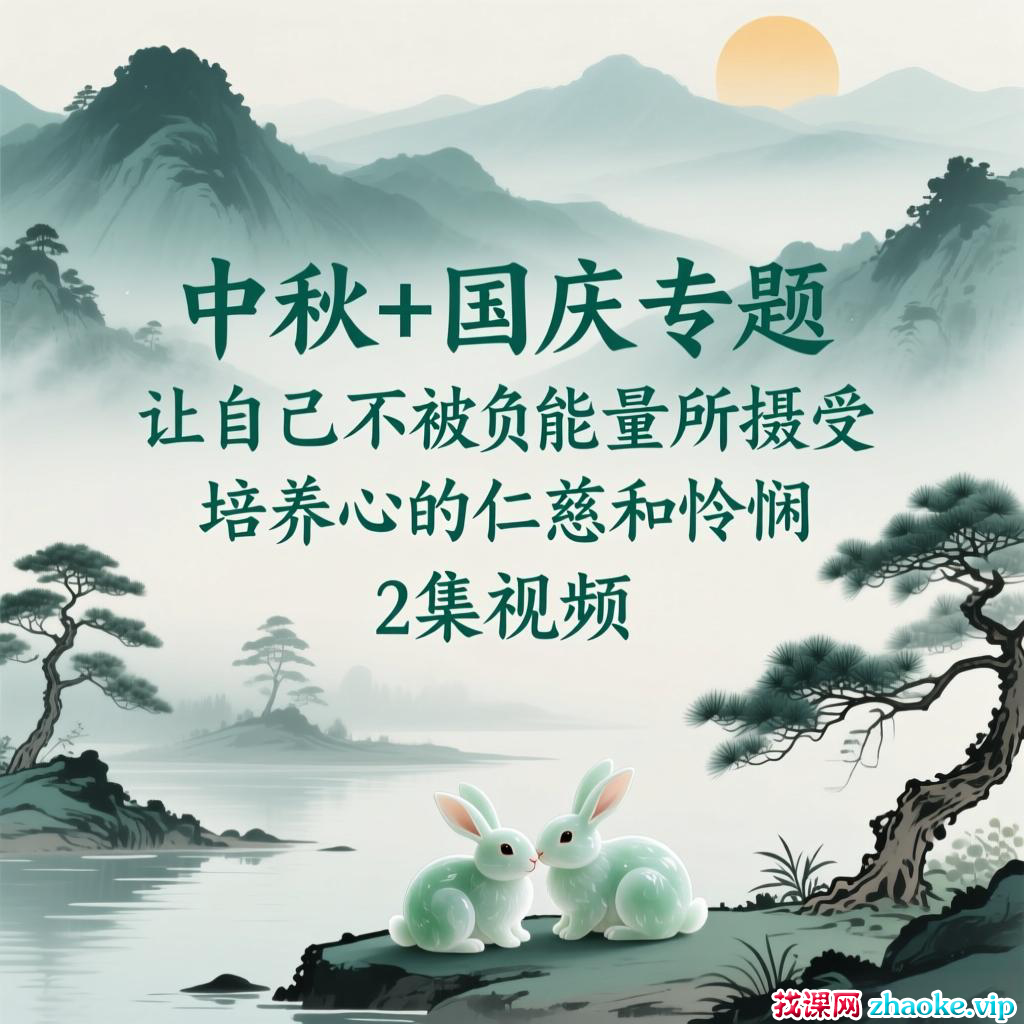 【冥想】中秋+国庆专题 ：让自己不被负能量所摄受 培养心的仁慈和怜悯 2集视频