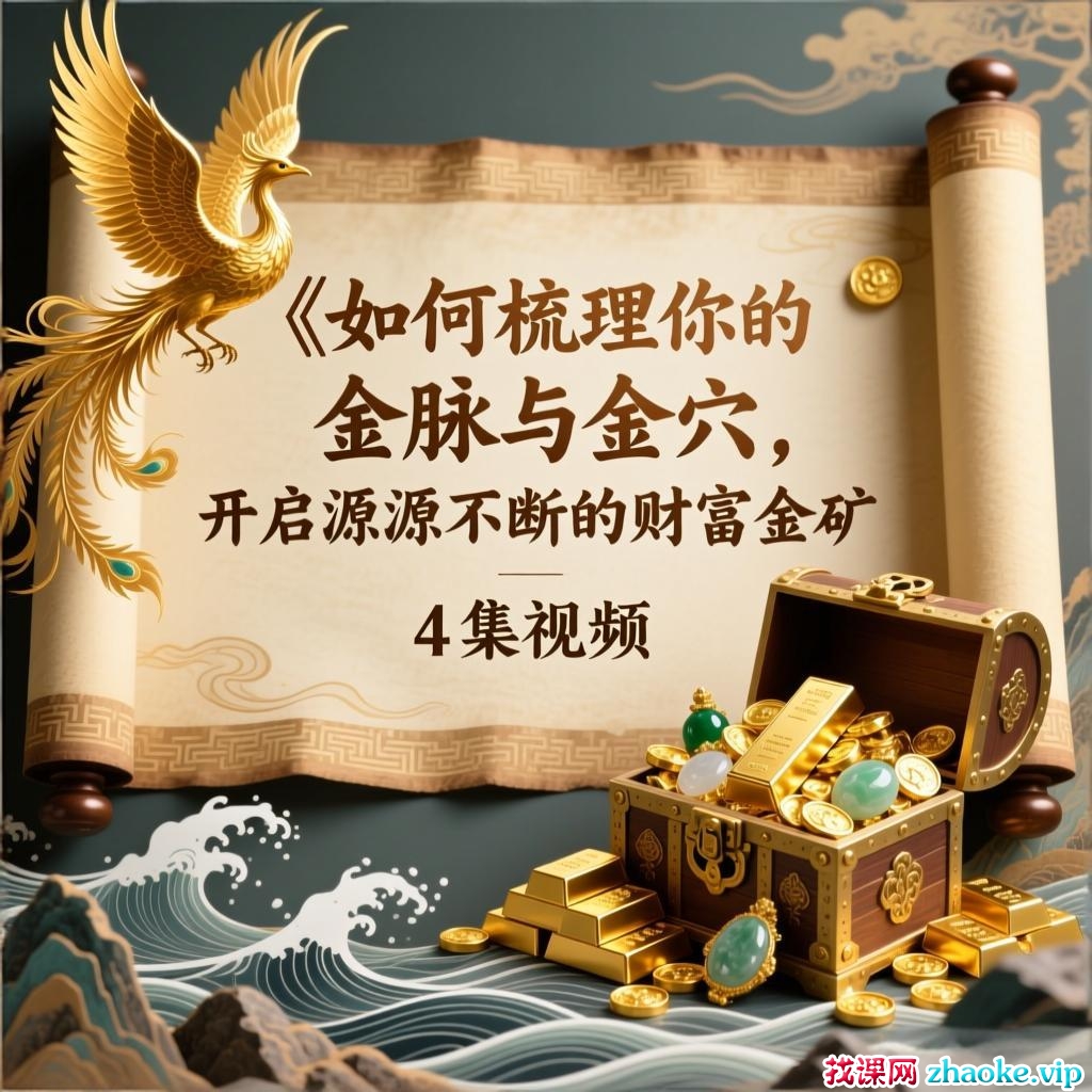 《如何梳理你的金脉与金穴，开启源源不断的财富金矿》4集视频