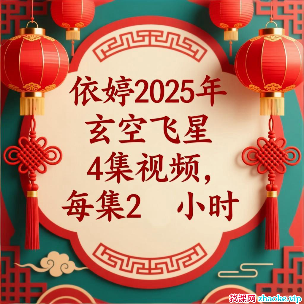 依婷25年玄空飞星4集视频,让您的房子变成旺运磁场 ,每集2个多小时